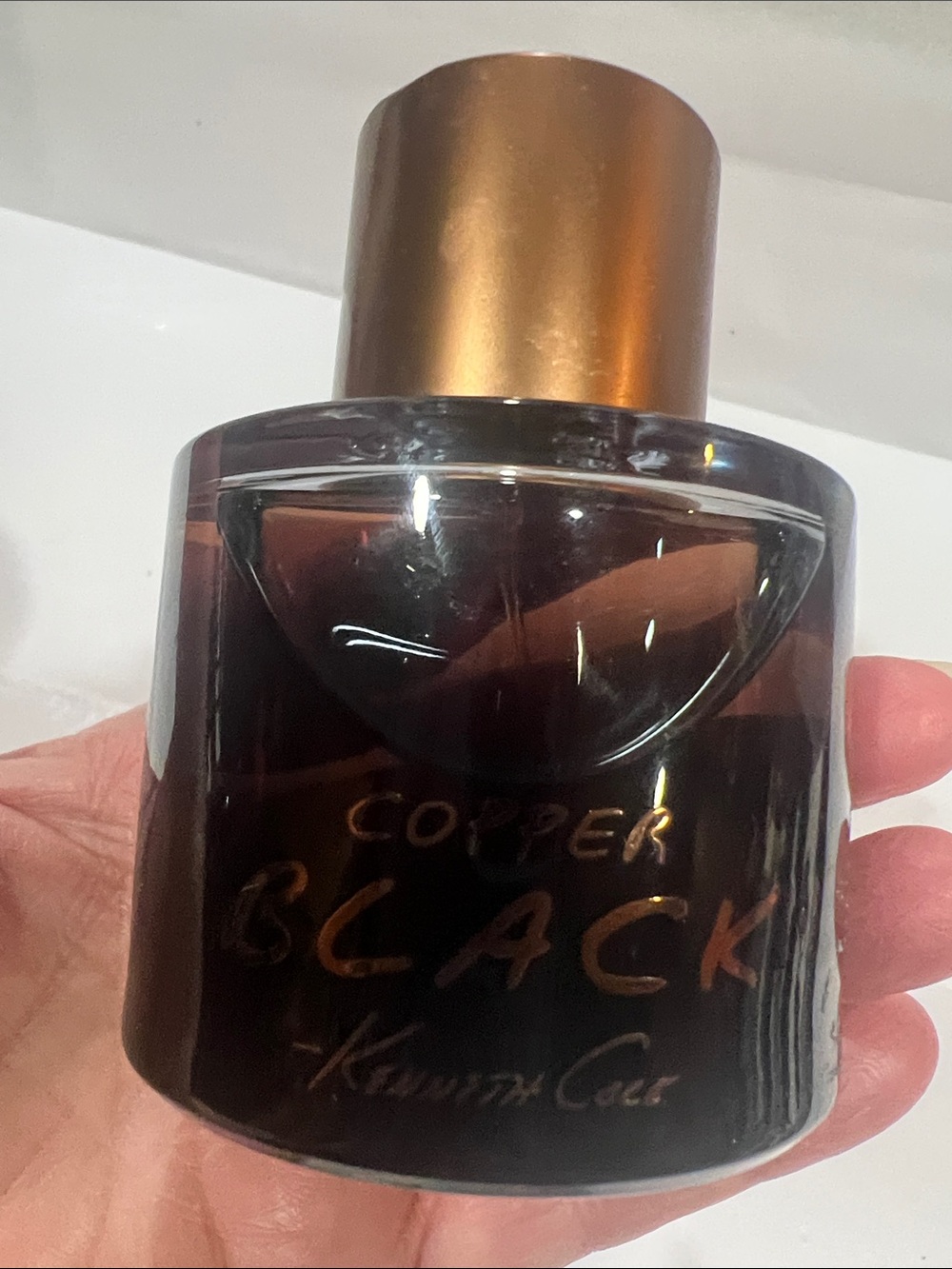 Kenneth Cole copper black perf.